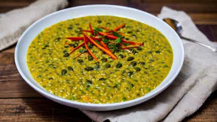Mung Bean And Rice Porridge (rajasthani Moong Dal Khichdi)