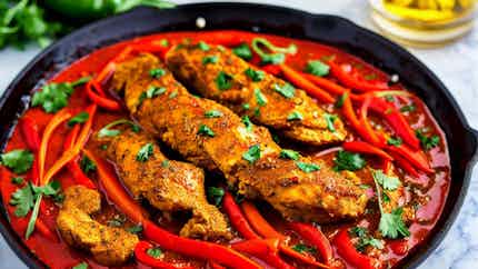 Naga Style Chicken With King Chilli
