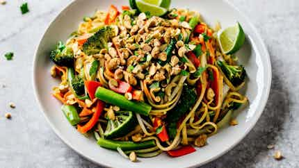 Nut-free Vegetable Pad Thai