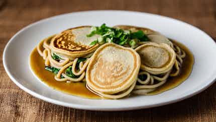 Okinawan Soba Pancakes