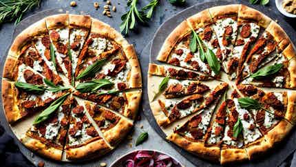 Palestinian Musakhan Pizza With Sumac Onions And Chicken