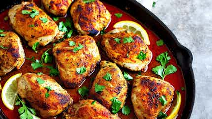 Palestinian Spiced Chicken (دجاج مشوي بالتوابل الفلسطينية)