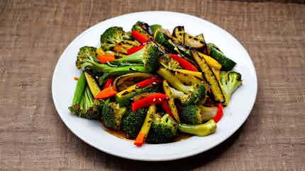 Phak Sod Ping (lao-style Grilled Vegetables)