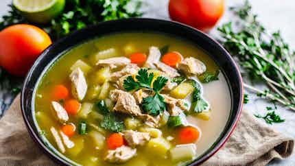 Pohnpeian Breadfruit And Chicken Soup