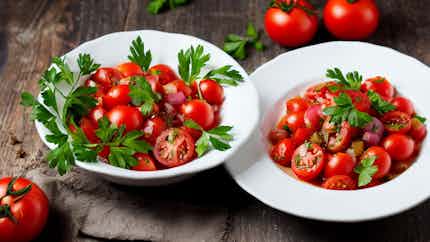 Polish Tomato Salad: Sałatka Pomidorowa