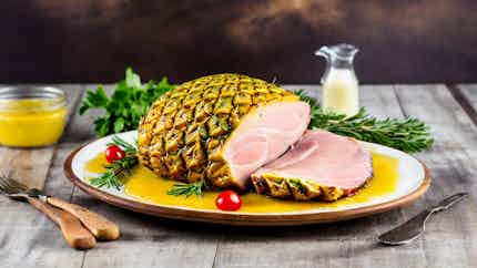 Polynesian Pineapple Glazed Ham