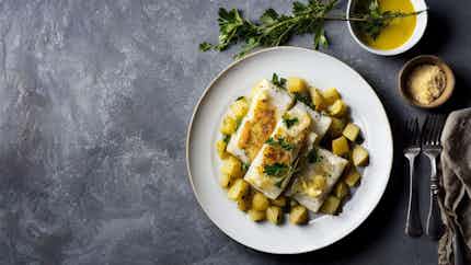 Portuguese Style Salted Cod with Potatoes and Onions (Bacalhau à Gomes de Sá)