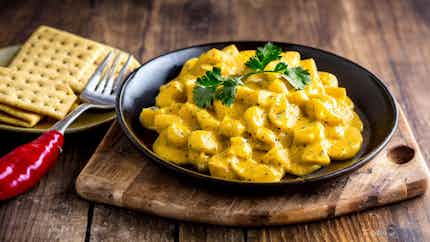 Potatoes In Spicy Cheese Sauce (papa A La Huancaína)