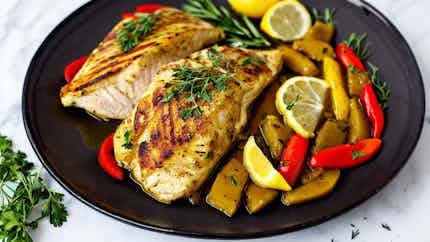 Poulet Yassa (grilled Fish With Lemon And Herbs)