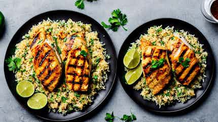 Poulet Yassa (grilled Fish With Lime And Cilantro)