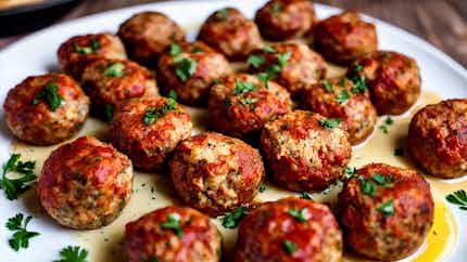 Pugliese Baked Meatballs (polpette Al Forno Pugliesi)