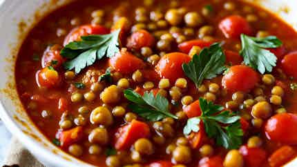 Qorovot (tangy Tomato And Lentil Stew)