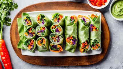 Quinoa And Vegetable Spring Rolls