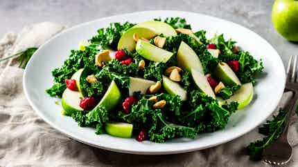 Raw Green Apple And Kale Salad