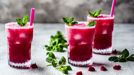 Refreshing Hibiscus Drink With A Twist (bissap Slushie)