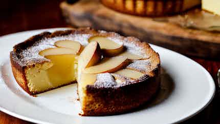 Rhenish-Hessian Pear and Almond Cake (Rhenish-Hessischer Birnen-Mandelkuchen)