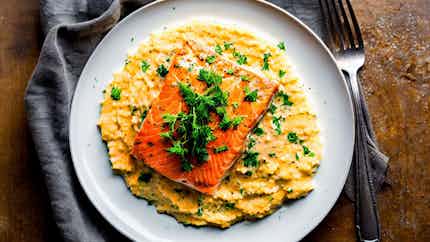 Salmon And Grits