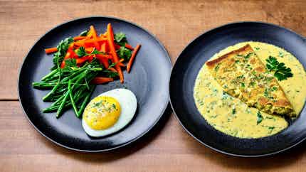 Sandakan Salted Fish Omelette