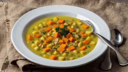 Saxon Carrot and Potato Soup (Répa-Krumpli Leves)