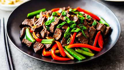 Shandong Style Stir-fried Beef With Black Bean Sauce