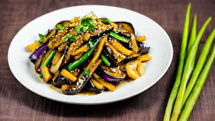Shandong Style Stir-fried Eggplant With Garlic Sauce