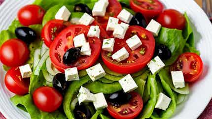 Shopska Salata (bulgarian Shopska Salad)