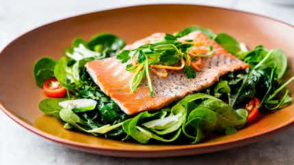 Smoked Trout And Wakame Salad