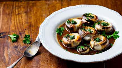 Snails In Garlic Butter (escargot À La Bourguignonne)