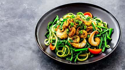 Sotong Kangkung (Squid and Water Spinach Stir-fry)