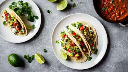 Spanish-inspired Fish Tacos With Lime Crema