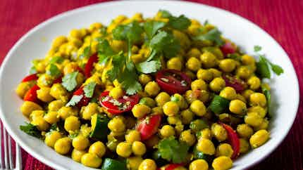 Spiced Yellow Pea Salad (ghughni Chaat)