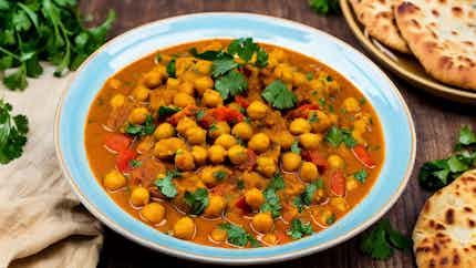 Spicy Chickpea Curry (bhojpuri Ghugni)