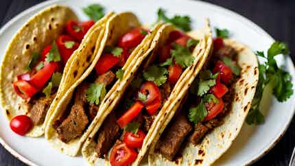 Spicy Creole Style Beef Tacos