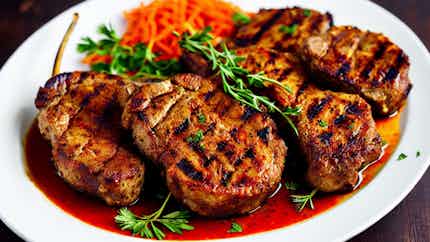 Spicy Grilled Goat Chops