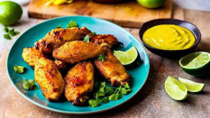 Spicy Mango And Lime Chicken Wings