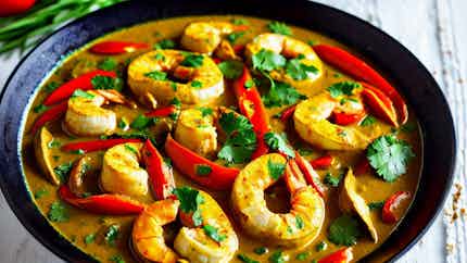 Spicy Mauritian Seafood Curry