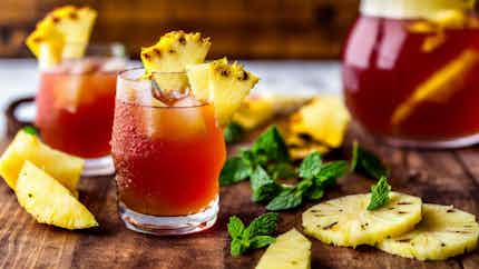 Spicy Pineapple Rum Punch