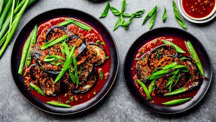 Spicy Sichuan Eggplant (麻辣茄子)