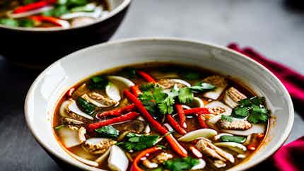 Suan La Niu Pai Tang (spicy And Sour Beef Soup)