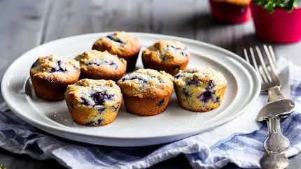 Swedish Blueberry Muffins (Svenska Blåbärsmuffins)