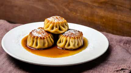 Sweet Dumplings With Date Syrup (emirati Luqaimat)