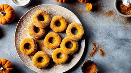 Sweet Potato And Pumpkin Donuts (picarones)
