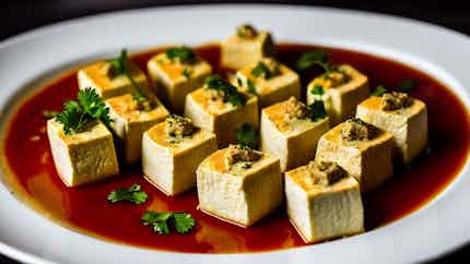 Tahu Isi Terasi (steamed Stuffed Tofu With Shrimp Paste)