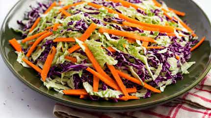Tangy Cabbage And Carrot Slaw