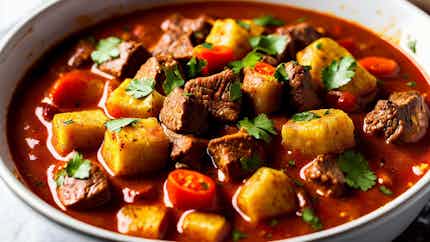 Thieboudienne (spicy Beef Stew With Plantains)