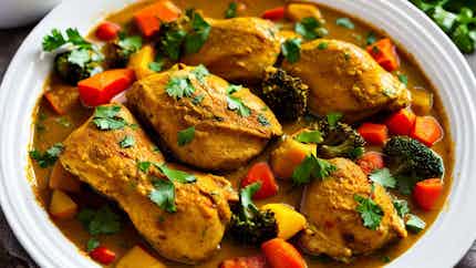 Togolese Spiced Chicken and Vegetable Curry (Curry de Poulet et Légumes Épicés)
