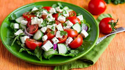 Tomato And Cucumber Salad (bulgarian Bounty: Shopska Salad)