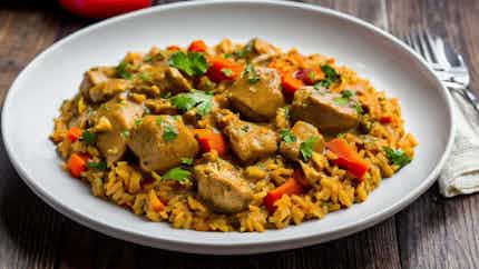 Trinidadian Pelau (Chicken and Rice One-Pot)
