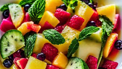 Tropical Fruit Salad With Lime Vinaigrette