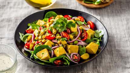 Tungrymbai Aloo Salad (manipuri Style Fermented Soybean Salad)